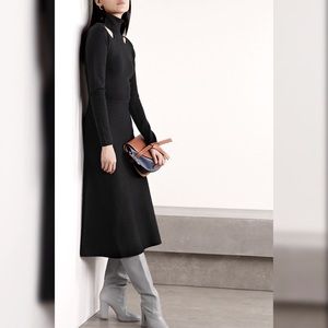 NWOT Jason Wu Cutout Stretch-knit Turtleneck Dress